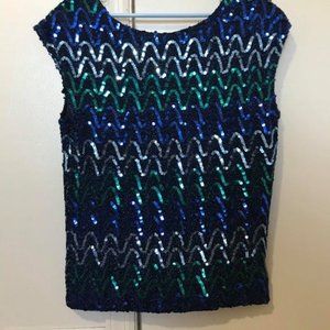 Courtney Jones sequin top